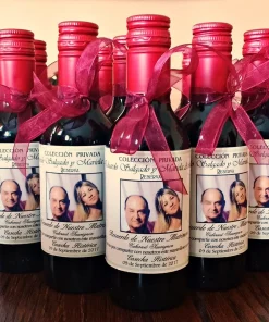 Botellas de vino personalizadas (Valor por docena)