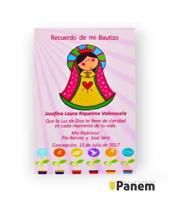 Magnetos de Bautizo con imagen (Valor por docena)