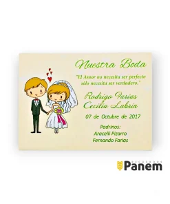Magneto novios matrimonios/bodas (Valor por docena)