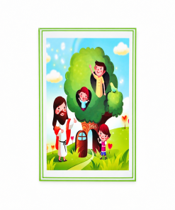 Santitos Jesus con niños en el árbol (Valor por docena)