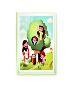 Santitos Jesus con niños en el árbol (Valor por docena)