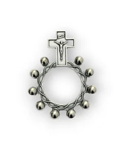 Denario de metal - Crucifijo