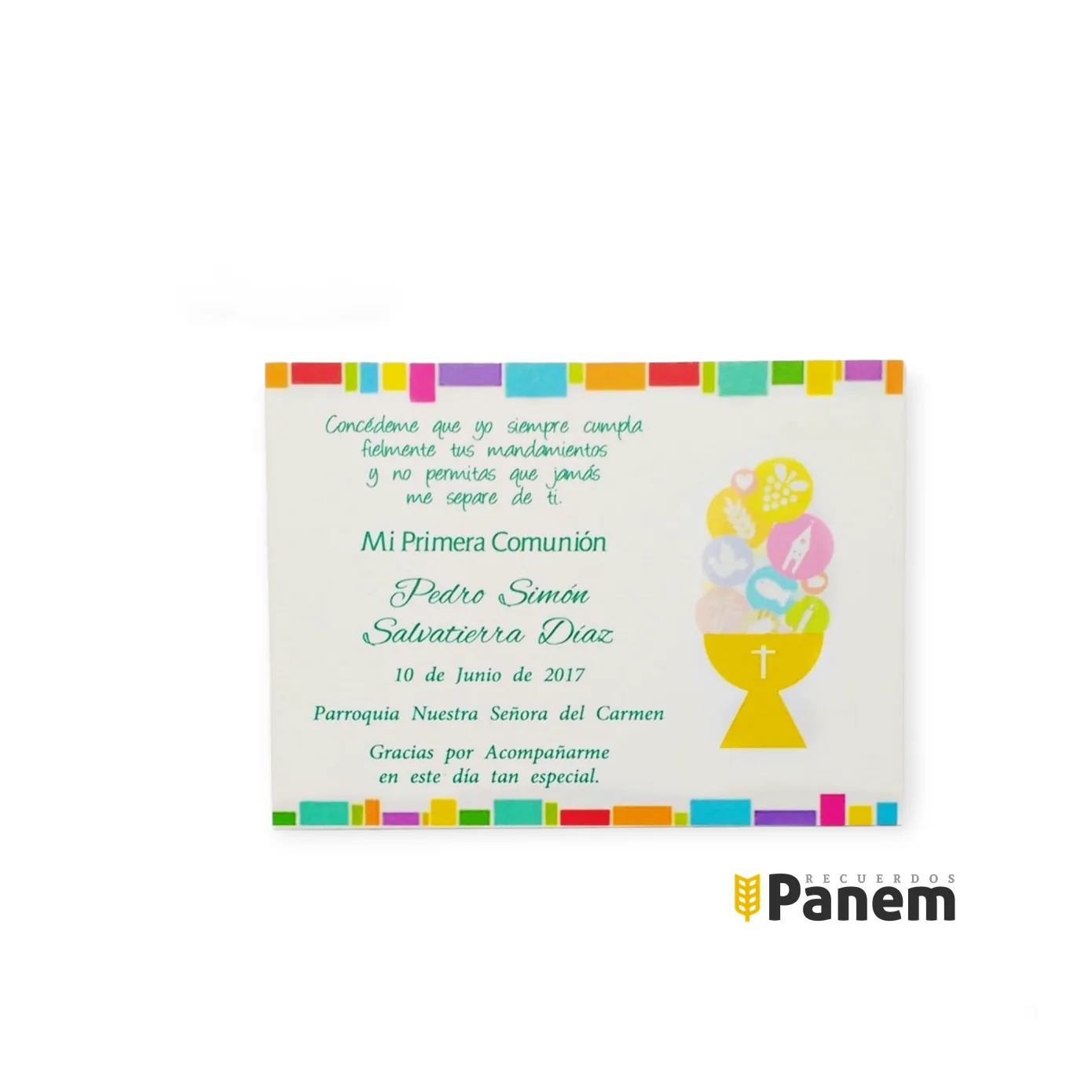 Magnetos de Primera Comunión con imagen (Valor por docena)