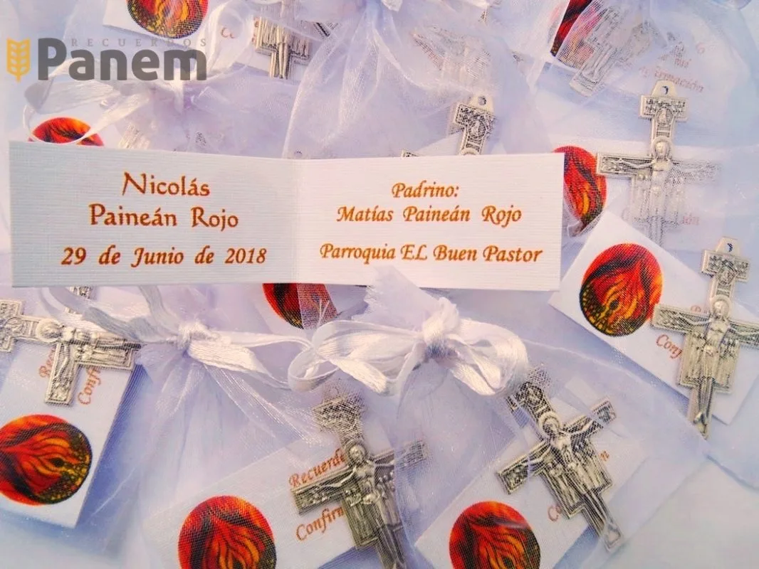 Cruz de San Damian (Franciscanos) y pack de tarjetas (Valor por docena) - Imagen 2
