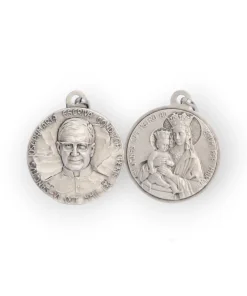Medalla de San Josemaría – Jesús y Nuestra Señora (Peltre)