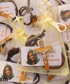 Crucifijo + Tarjeta personalizada (Valor por docena)