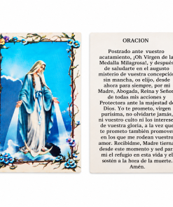 Estampa de la Medalla Milagrosa/Virgen de los Rayos (Valor por 100 unidades)