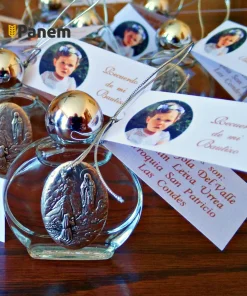 Botellas de agua bendita Virgen de Lourdes (Valor por docena)
