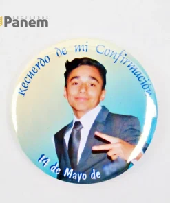 Chapitas iman Confirmacion con foto o imagen (Valor por docena)
