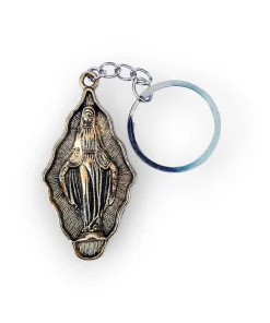 Llaveros dorados de la Virgen de los rayos (Valor por docena)