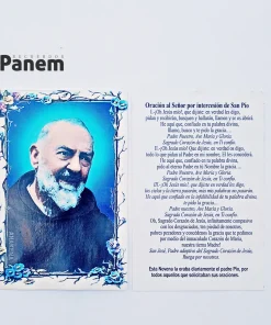 Estampas plastificadas del padre Pio/San Pio (Valor 100 unidades)