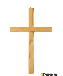 Cruz madera color natural 30x18cm