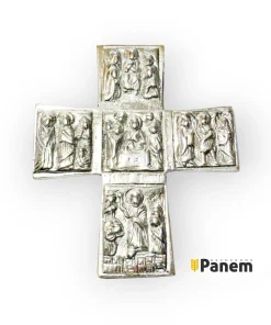 Cruz 5 estaciones (peltre)