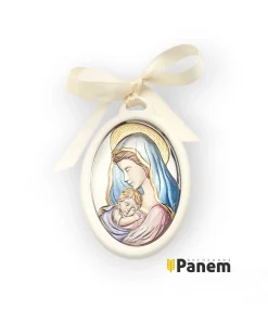 Cunero de plata María con Jesús (valor unitario)