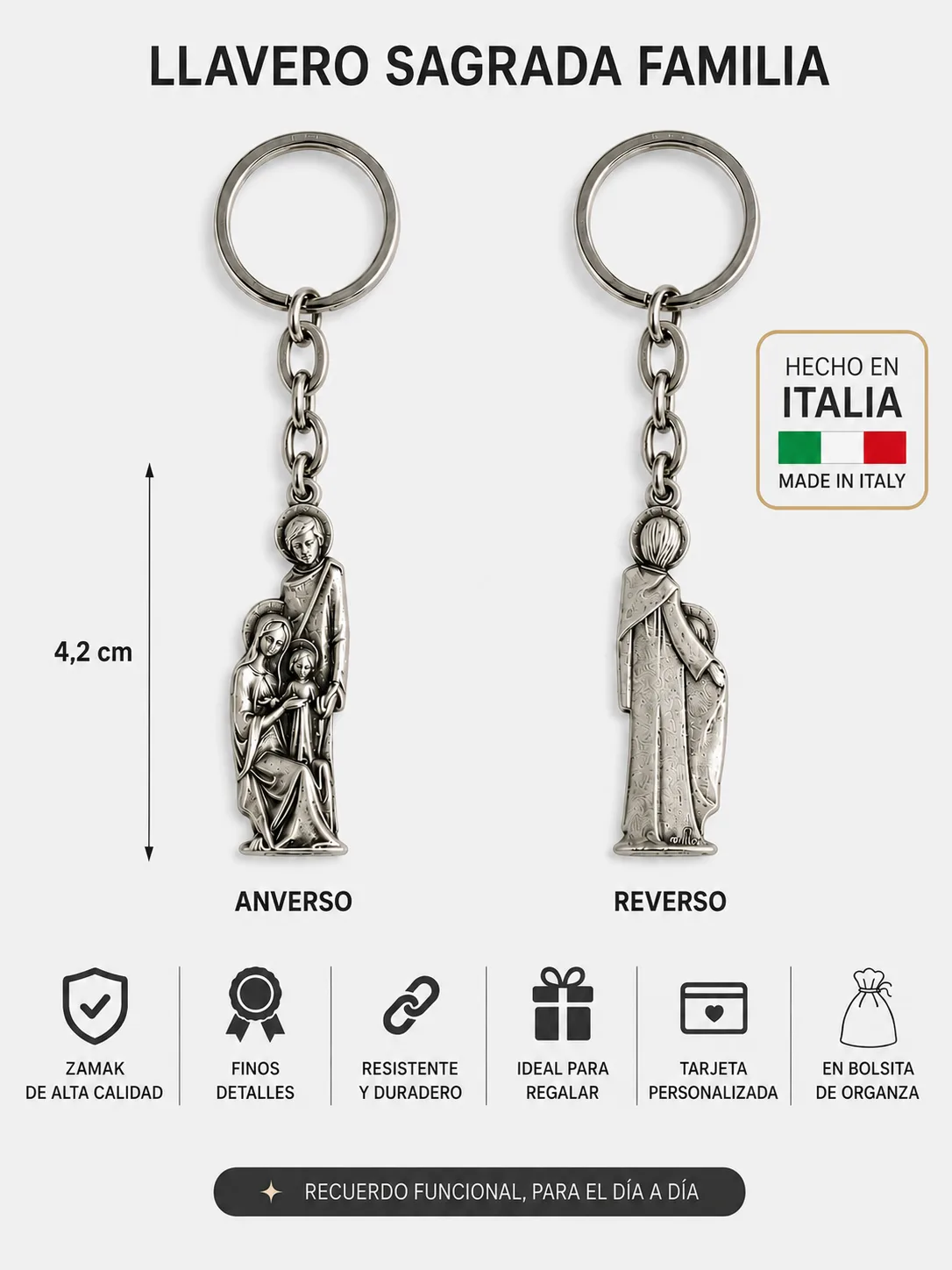 Llaveros Sagrada Familia (Valor por docena) - Imagen 4