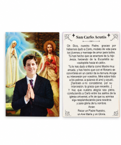 Estampas de Carlo Acutis (valor por 100 unidades)