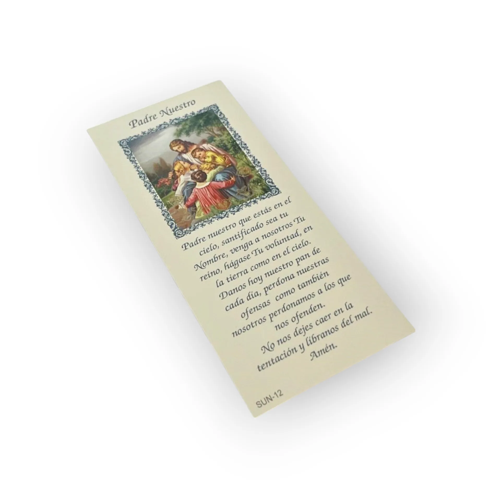 Separador de libros Jesús y niños (valor por docena) - Imagen 2