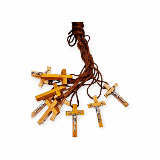 Crucifijo chileno con cordón