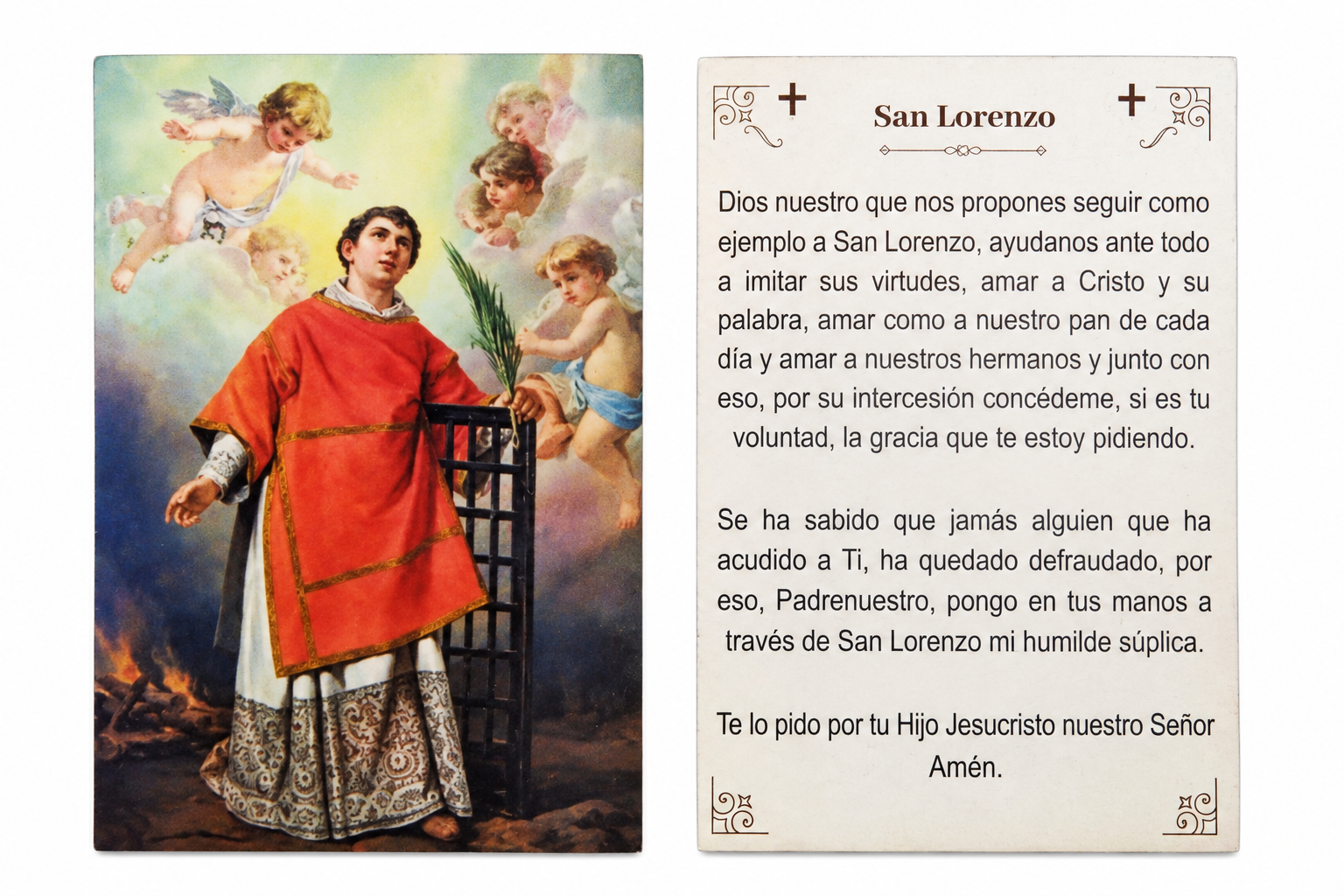 Estampas San Lorenzo (Valor por 100 unidades) - Imagen 2