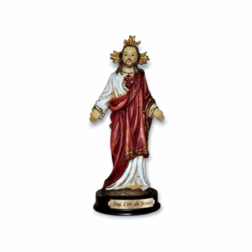 Estatuilla del Sagrado Corazón de Jesús 12,5cm