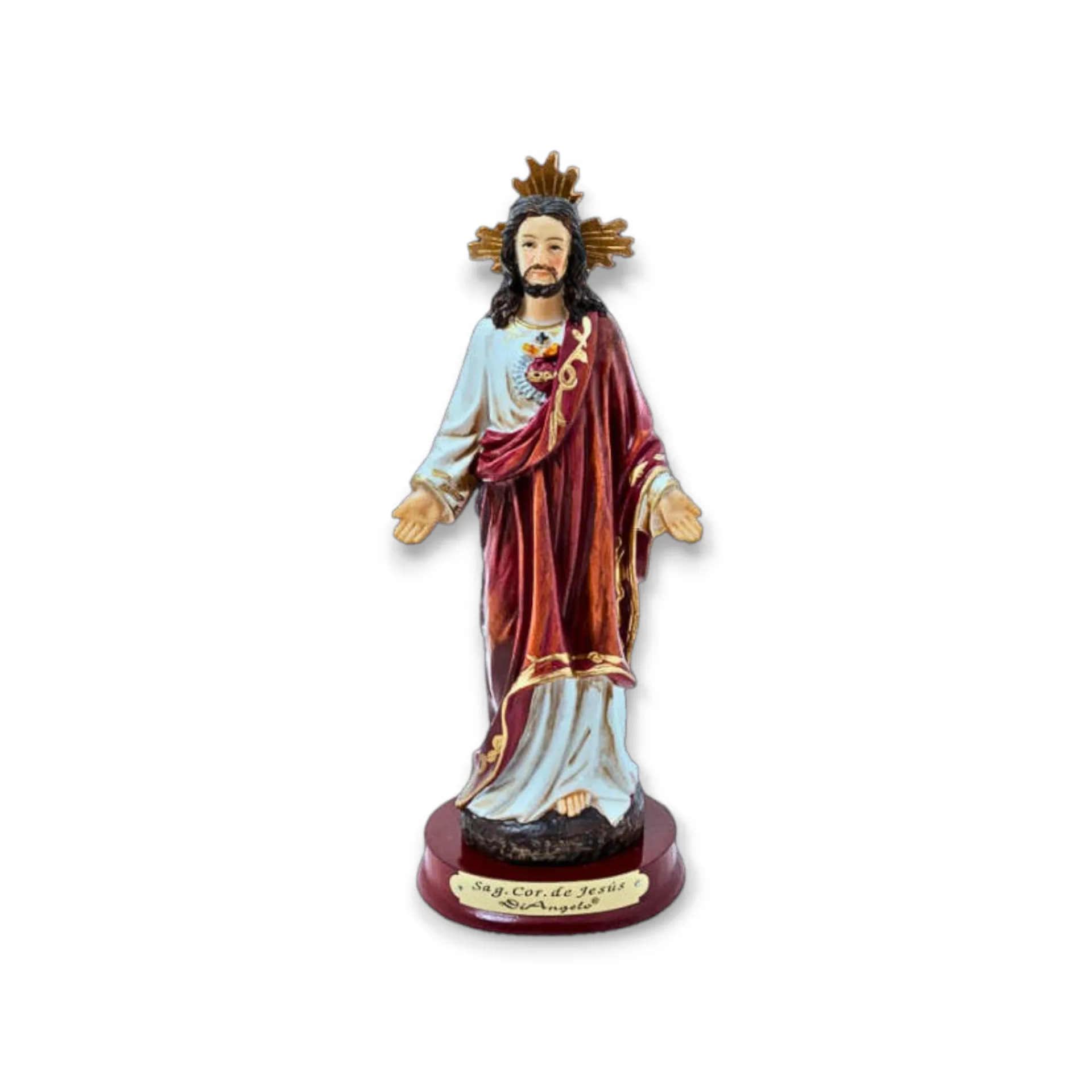 Estatuilla del Sagrado Corazón de Jesús 20cm
