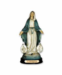 Estatuilla Virgen de la Medalla Milagrosa 12cm