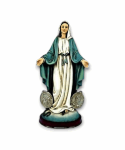 Estatuilla Virgen de la Medalla Milagrosa 20cm