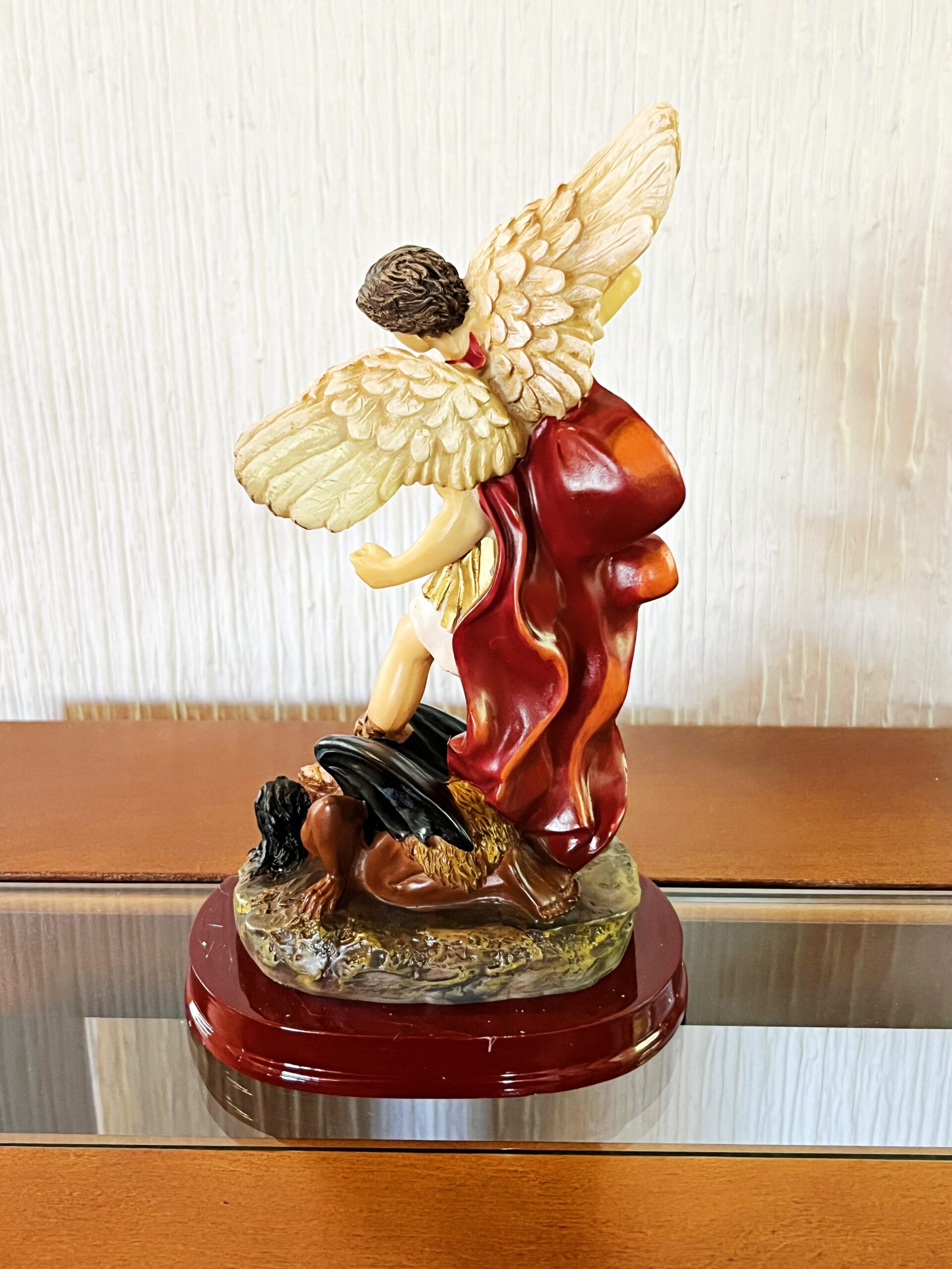 Estatuilla San Miguel Arcángel 20cm - Imagen 2