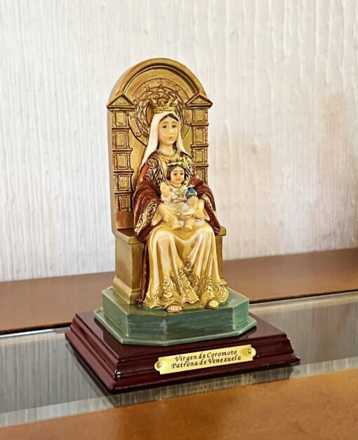 Estatuilla Virgen de Coromoto 12cm - Imagen 3
