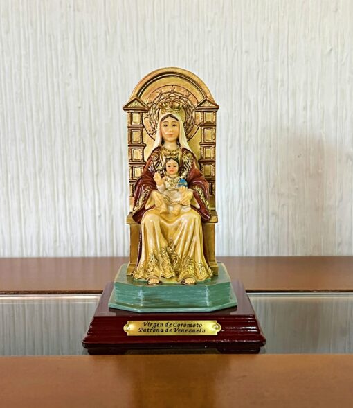 Estatuilla Virgen de Coromoto 12cm - Imagen 4
