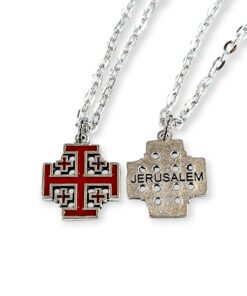 Cruz de Jerusalén roja