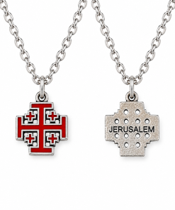 Cruz de Jerusalén roja