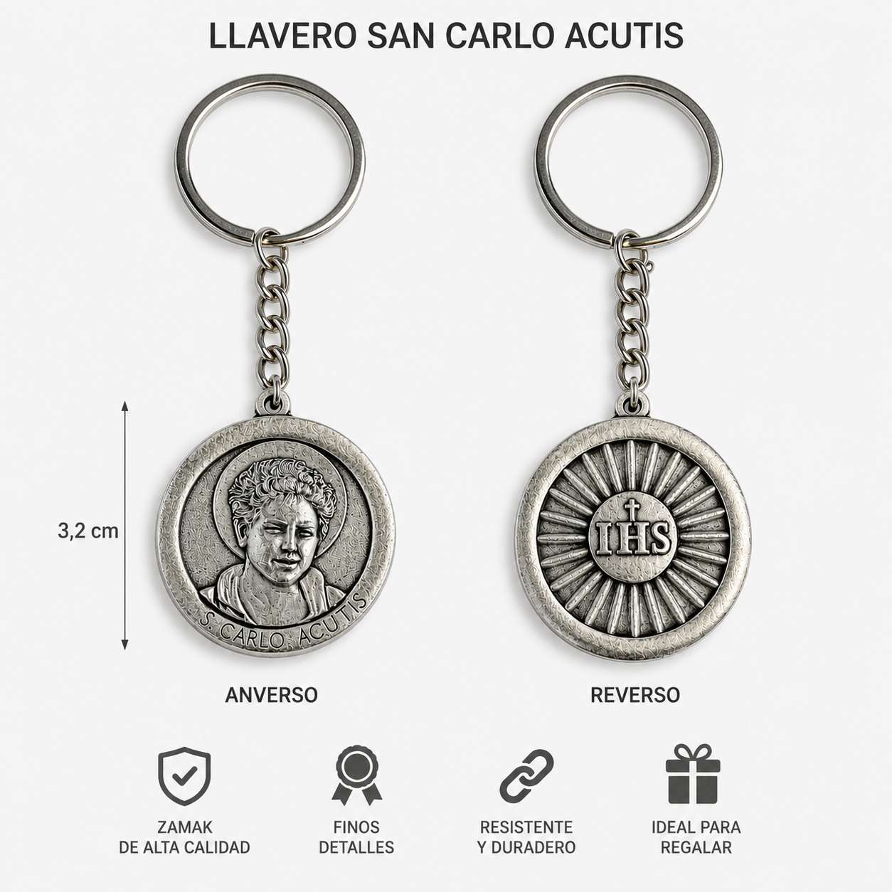 Llavero de san Carlo Acutis