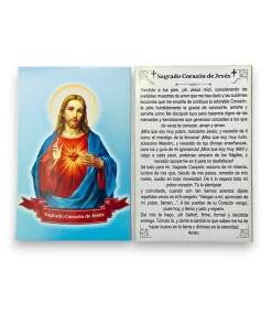 Estampas del Sagrado Corazón de Jesús (100 unidades)