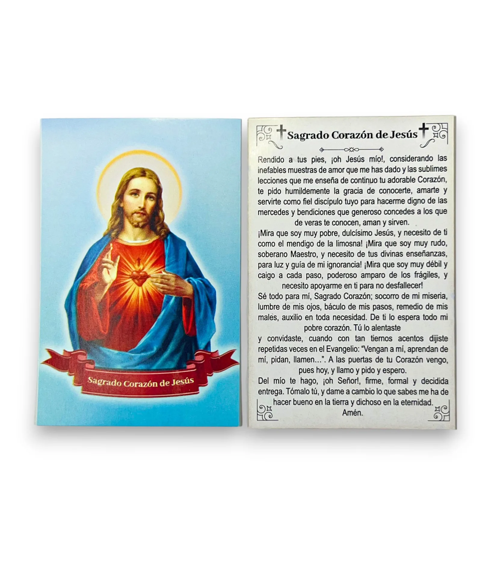 Estampas del Sagrado Corazón de Jesús (100 unidades)
