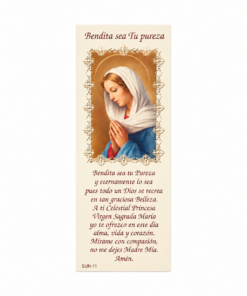 Separador de libros Virgen María (valor por docena)